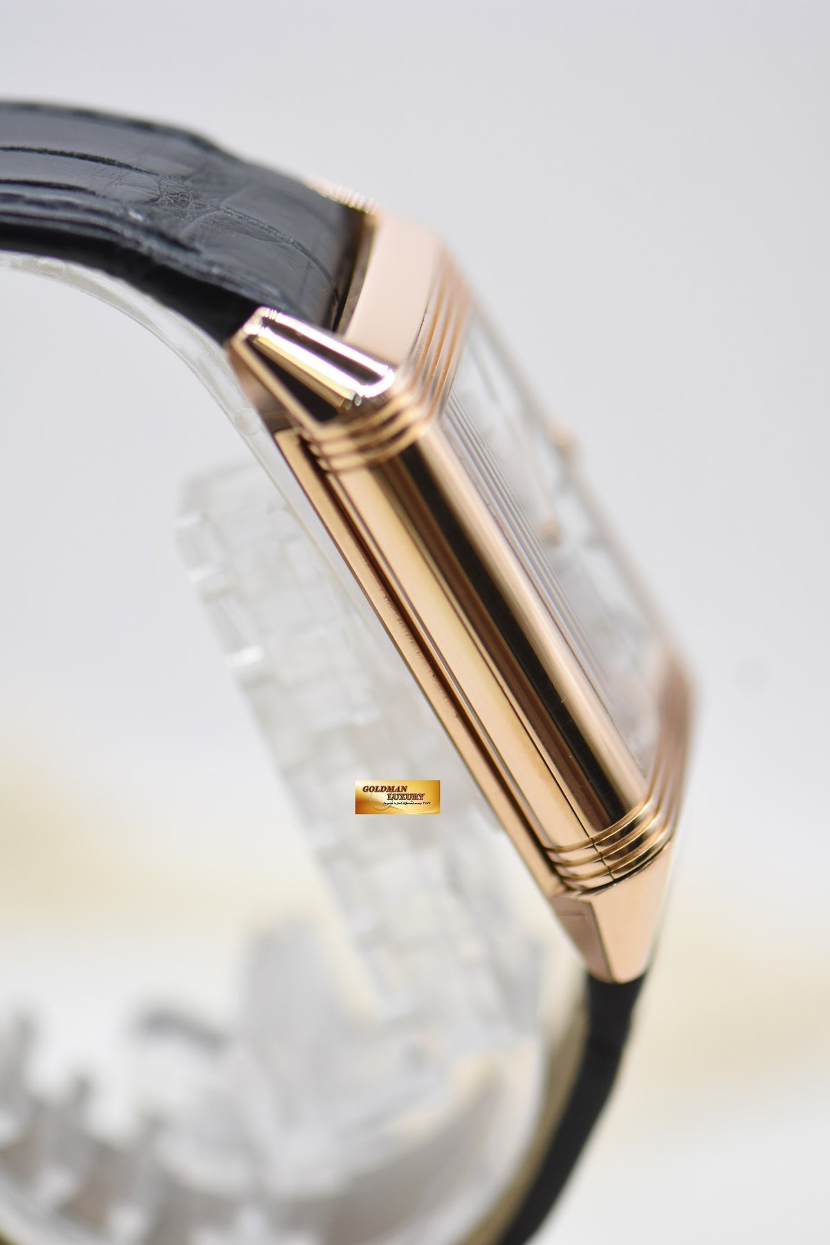 [SOLD] JLC REVERSO GRANDE DUOFACE ULTRA THIN ROSE GOLD IN STRAP MEN’S MANUAL WINDING Q3782520 (MINT)