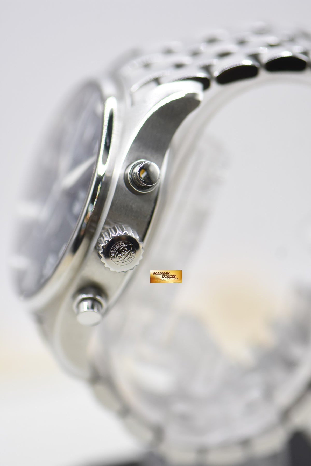 [SOLD] IWC PILOT CHRONOGRAPH 43mm DAY-DATE Le PETIT PRINCE STEEL BRACELET BLUE DIAL AUTOMATIC IW3777-17 (MINT)