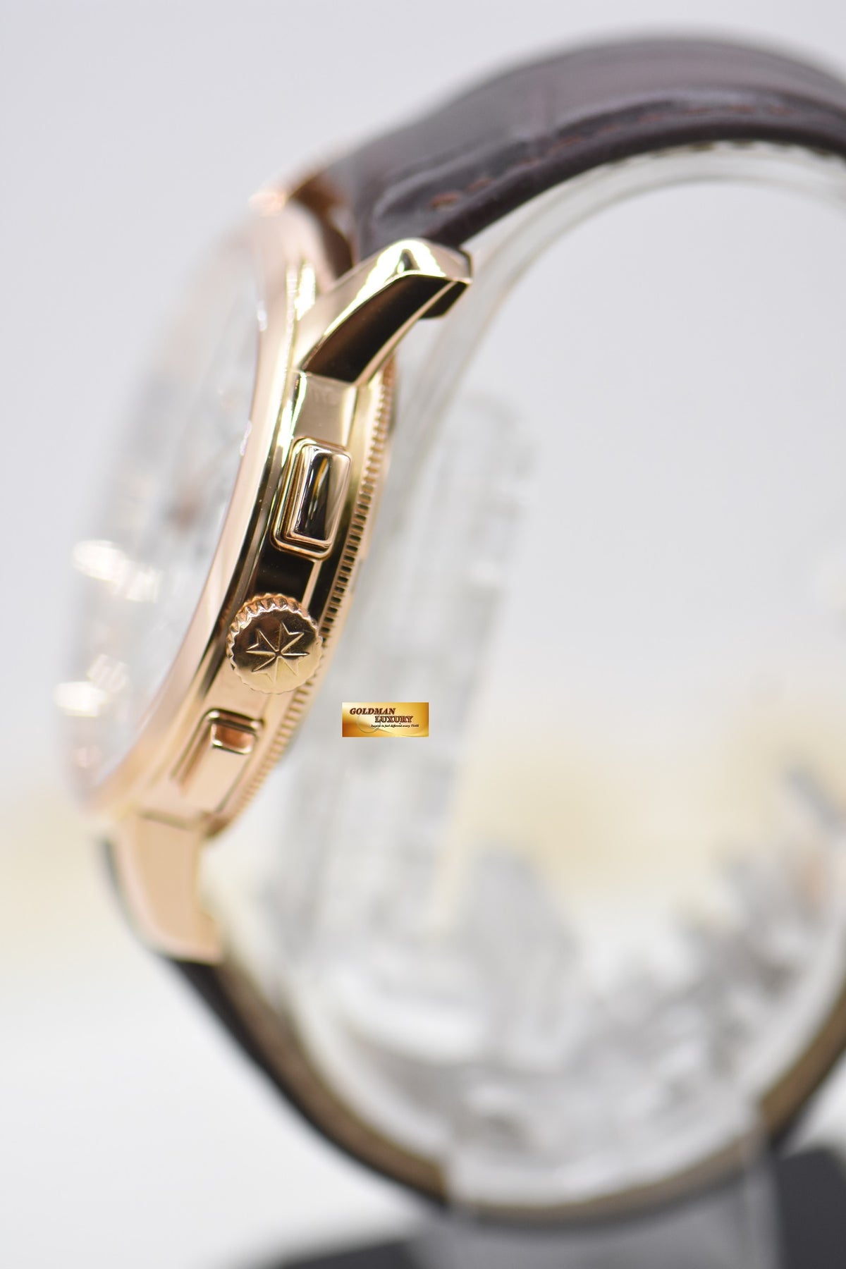 [SOLD] VACHERON CONSTANTIN PATRIMONY TRADITIONNELLE CHRONOGRAPH 42mm ROSE GOLD IN STRAP SILVER MANUAL WINDING 47192 (MINT)