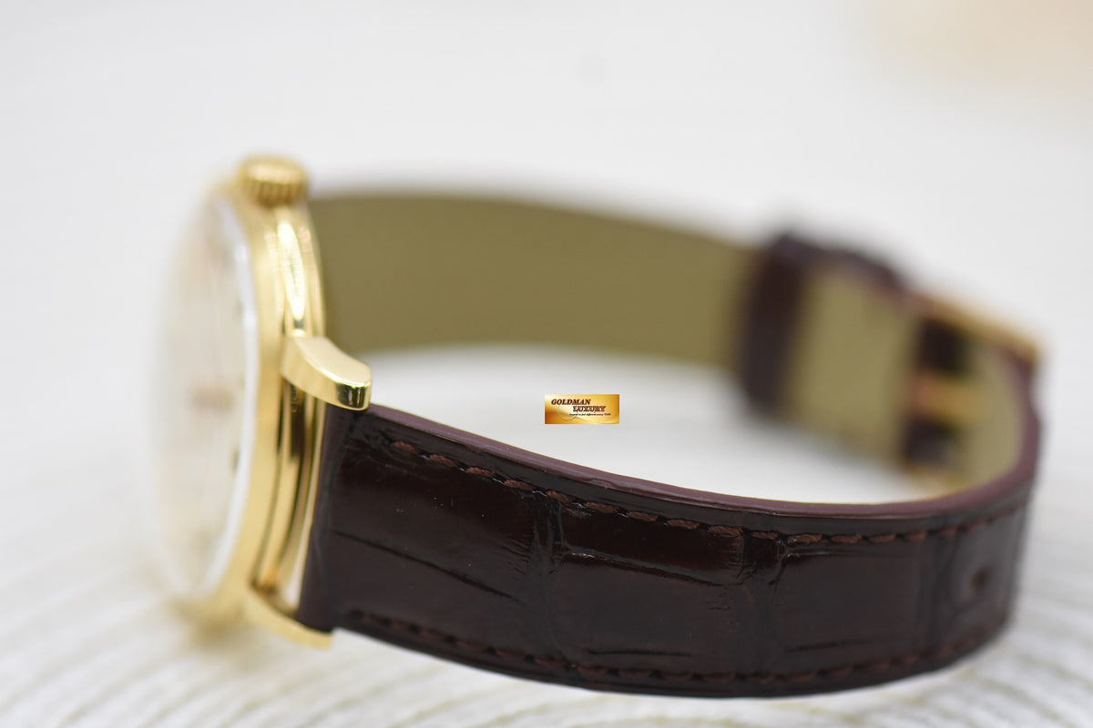 [SOLD] PATEK PHILIPPE CALATRAVA 36mm YELLOW GOLD IN LEATHER MANUAL WINDING 2482J (VINTAGE)