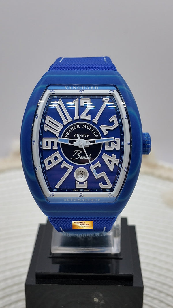 [SOLD] FRANCK MULLER VANGUARD OCEAN BLUE V41SCDTGFBUBL (MINT)
