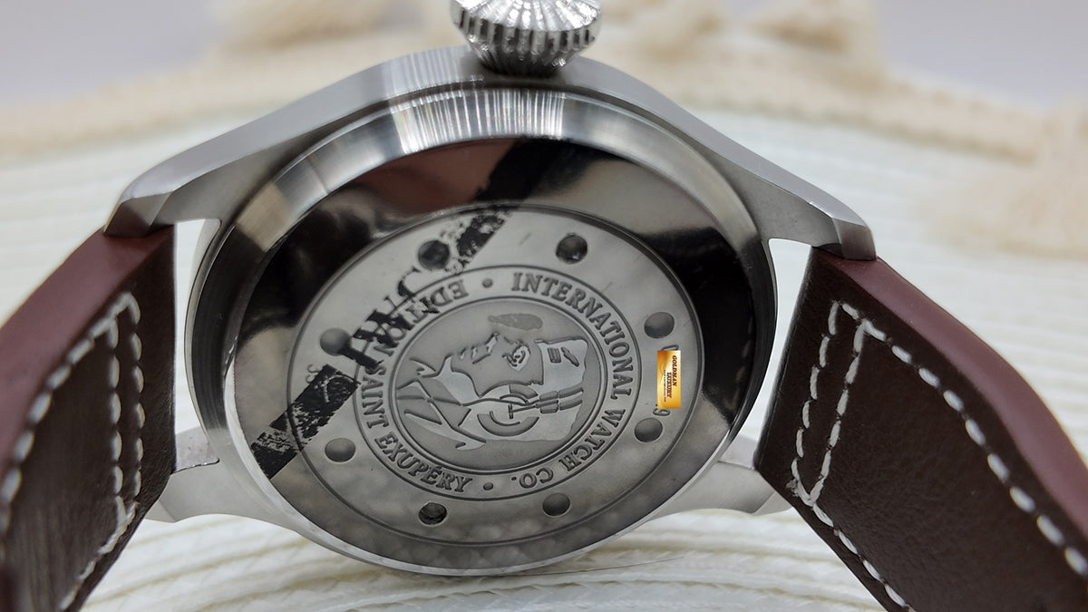 [SOLD] IWC BIG PILOT “ANTOINE De SAINT EXUPERY” 46mm 7-DAYS POWER RESERVE STEEL IN BROWN LEATHER LIMITED EDITION OF 1149PCS IW5004-22 (LNIB)