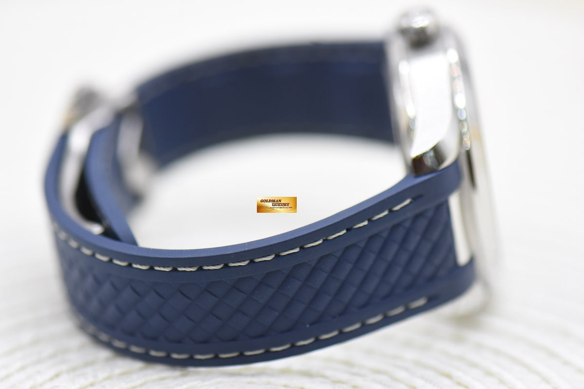 [SOLD] OMEGA AQUA TERRA 150m CO-AXIAL MASTER CHRONOMETER 41mm STEEL IN BLUE RUBBER STRAP AUTOMATIC 220.12.41.21.06.001 (LNIB)