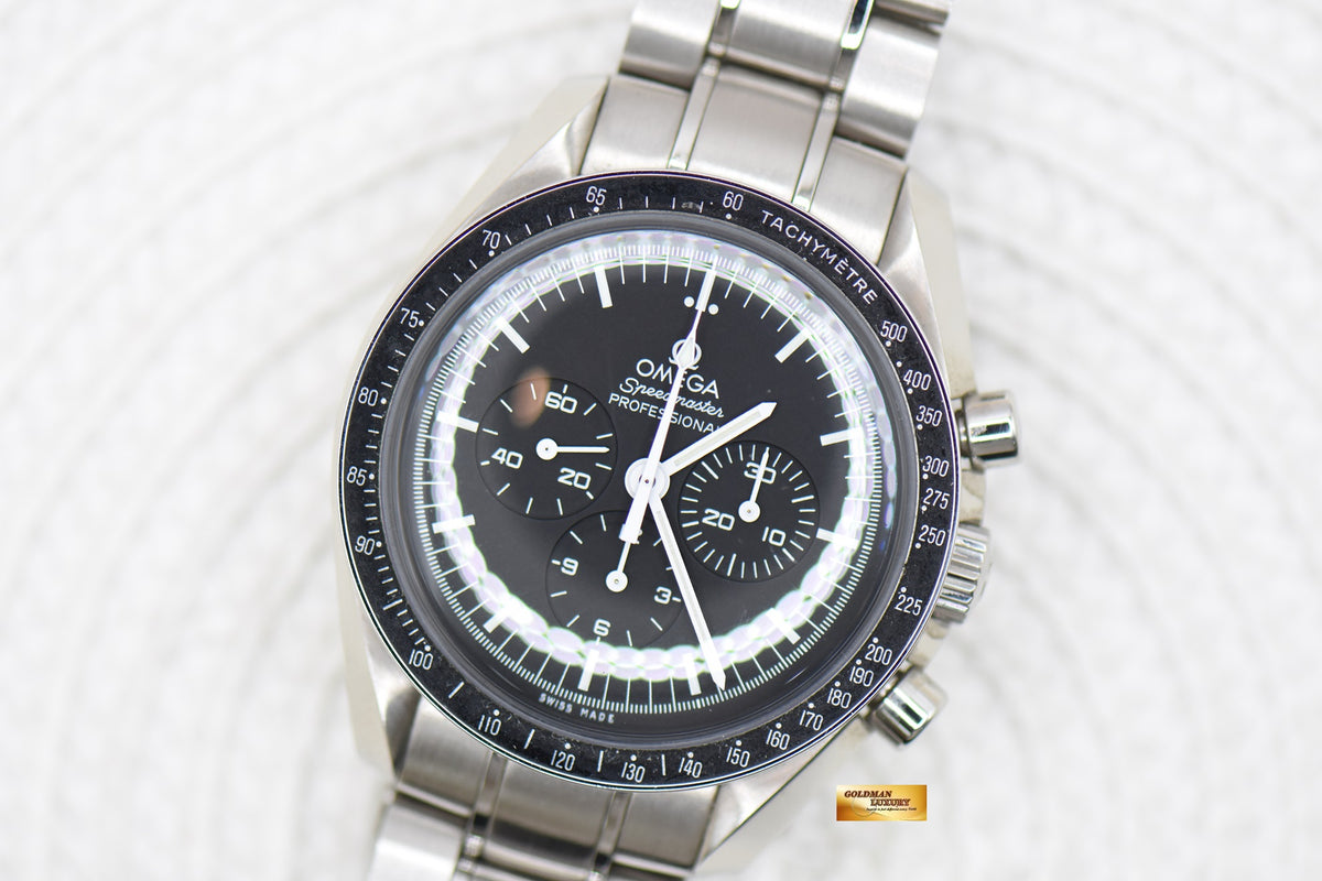 [SOLD] OMEGA SPEEDMASTER PROFESSIONAL MOONWATCH C.1861 HESALITE CRYSTAL MANUAL 311.30.42.30.01.005 (MINT)