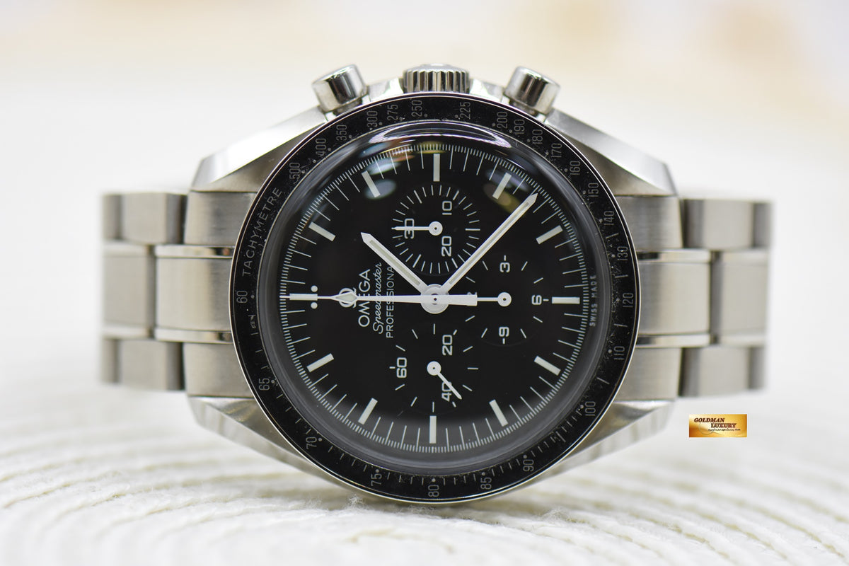 [SOLD] OMEGA SPEEDMASTER PROFESSIONAL MOONWATCH C.1861 HESALITE CRYSTAL MANUAL 311.30.42.30.01.005 (MINT)