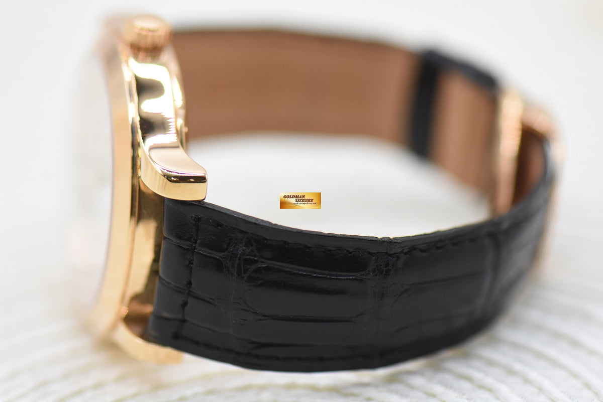 [SOLD] JLC MASTER CONTROL 41.5mm ROSE GOLD IN LEATHER STRAP BIG DATE DAY/NIGHT 8 DAYS MANUAL WINDING Q1602420 (MINT)