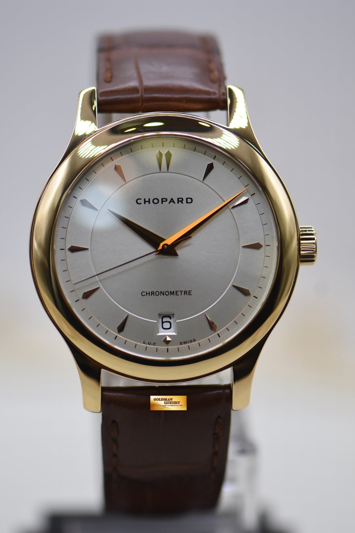 [SOLD] CHOPARD L.U.C 18K ROSE GOLD 39mm CHRONOMETRE AUTOMATIC 161907 (MINT)