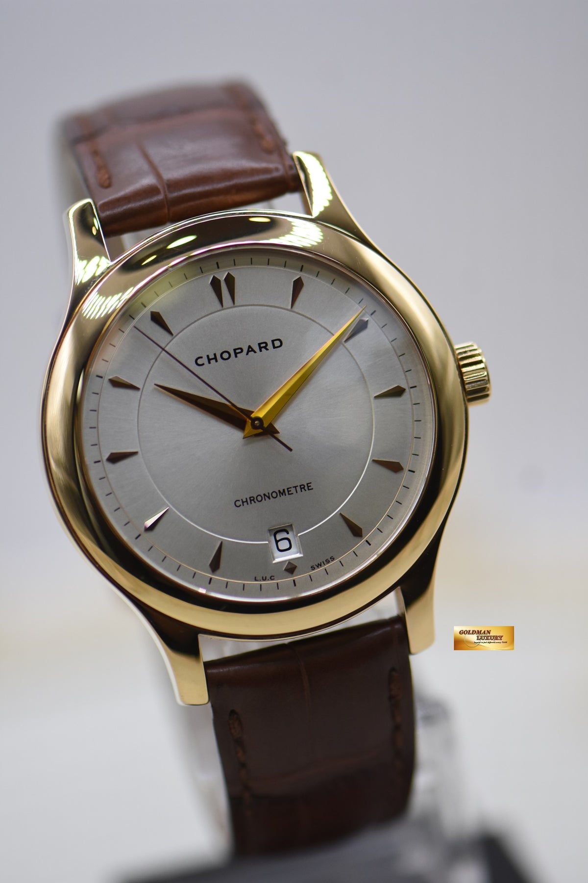 [SOLD] CHOPARD L.U.C 18K ROSE GOLD 39mm CHRONOMETRE AUTOMATIC 161907 (MINT)