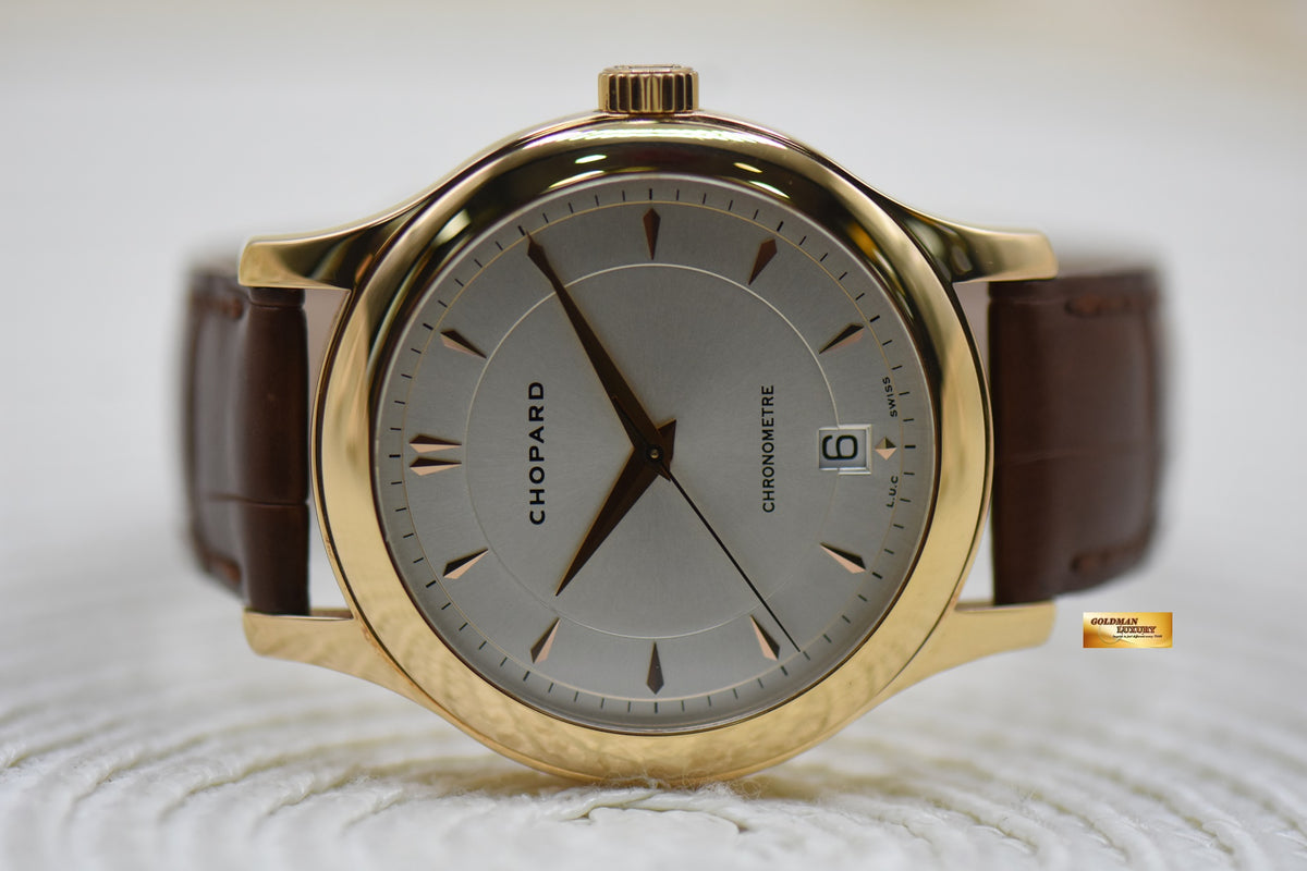 [SOLD] CHOPARD L.U.C 18K ROSE GOLD 39mm CHRONOMETRE AUTOMATIC 161907 (MINT)