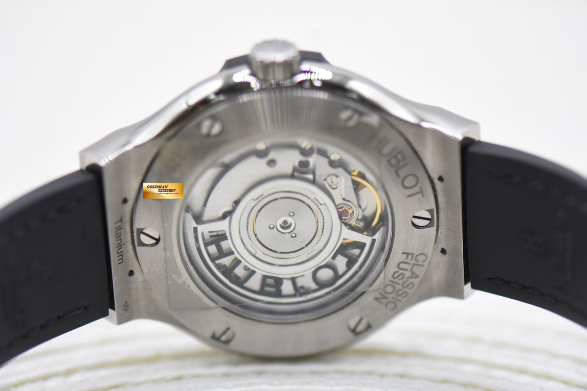 [SOLD] HUBLOT CLASSIC FUSION 38mm STEEL AUTOMATIC BLACK 565.NX.1171.LR (MINT)
