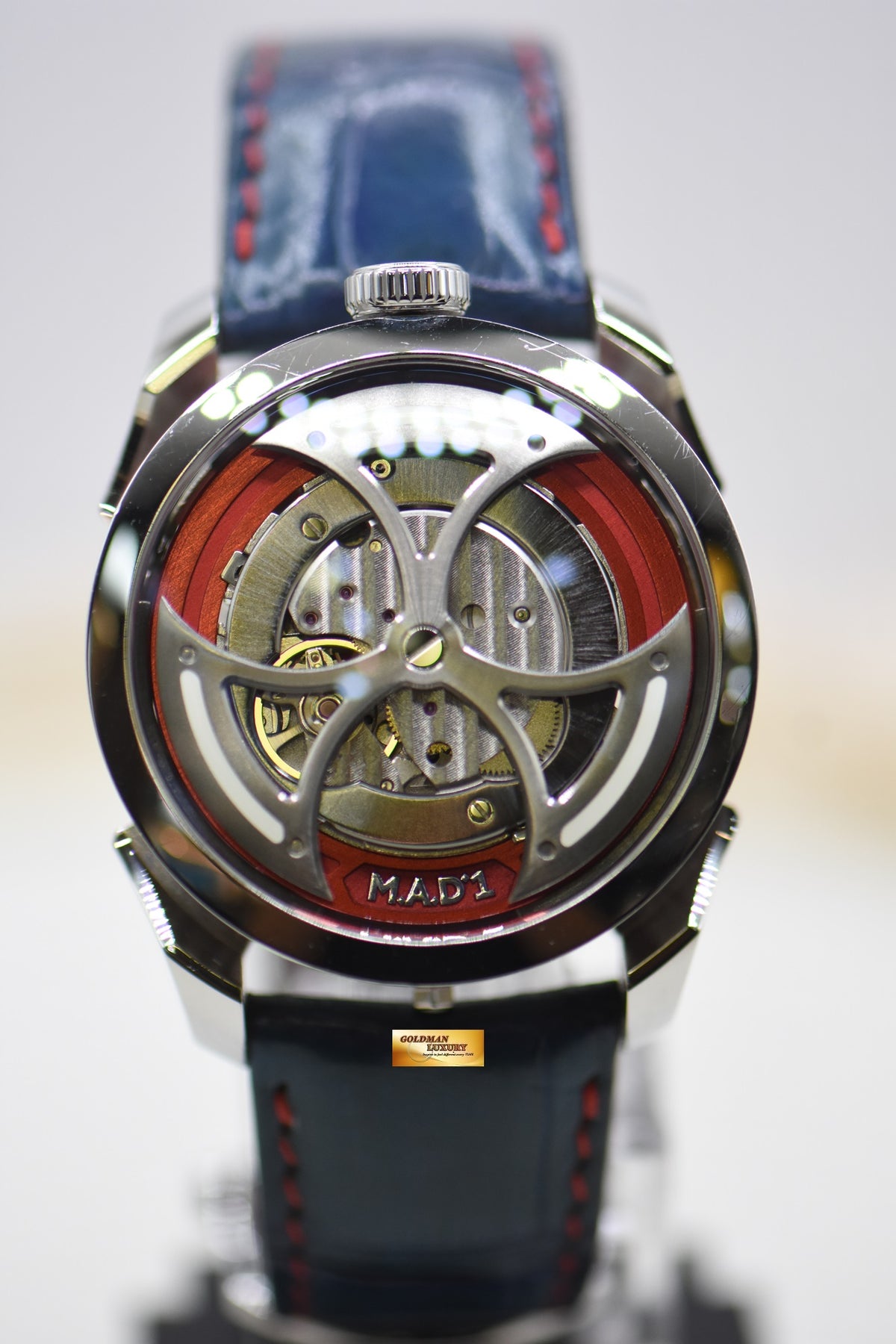 [SOLD] MB&F M.A.D EDITION M.A.D 1 RED STEEL AUTOMATIC (MINT)