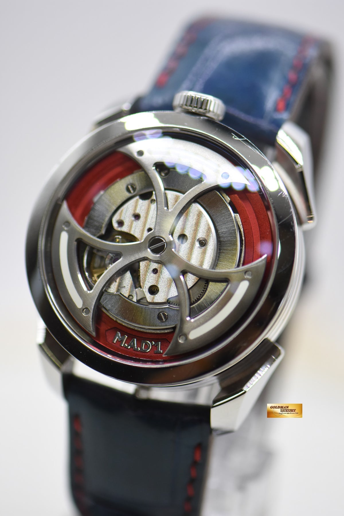 [SOLD] MB&F M.A.D EDITION M.A.D 1 RED STEEL AUTOMATIC (MINT)