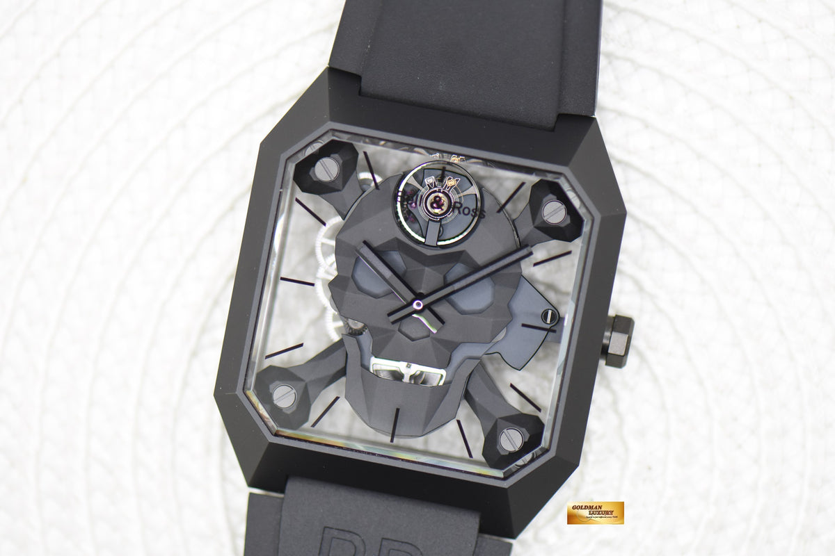 [SOLD] BELL & ROSS CYBER SKULL CERAMIC MANUAL WINDING BR01- SKULL (LNIB)