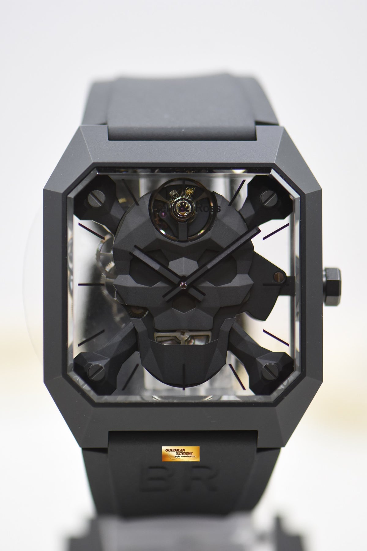 [SOLD] BELL & ROSS CYBER SKULL CERAMIC MANUAL WINDING BR01- SKULL (LNIB)