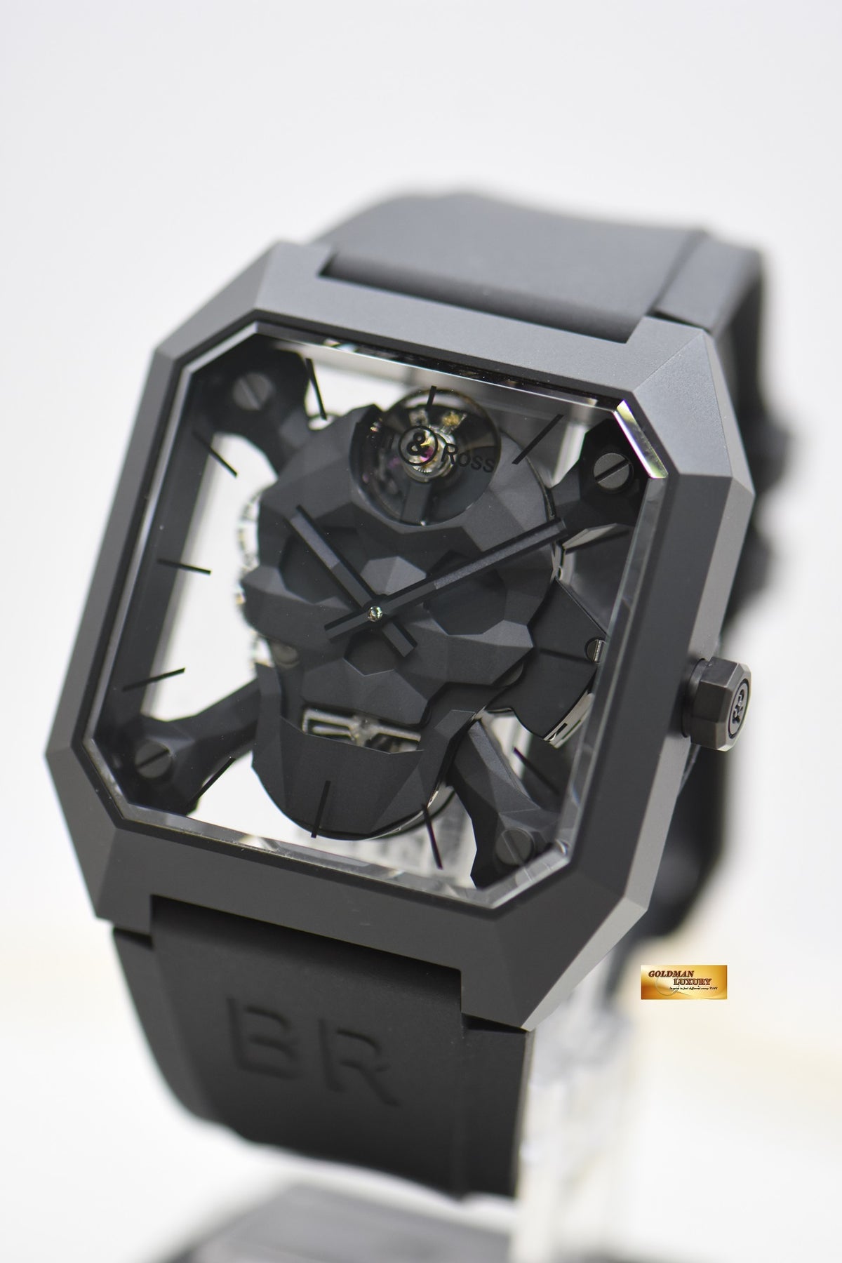 [SOLD] BELL & ROSS CYBER SKULL CERAMIC MANUAL WINDING BR01- SKULL (LNIB)