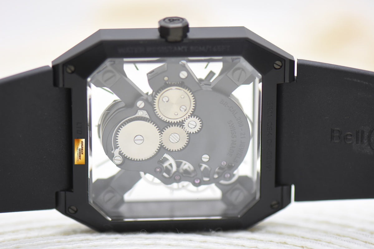 [SOLD] BELL & ROSS CYBER SKULL CERAMIC MANUAL WINDING BR01- SKULL (LNIB)