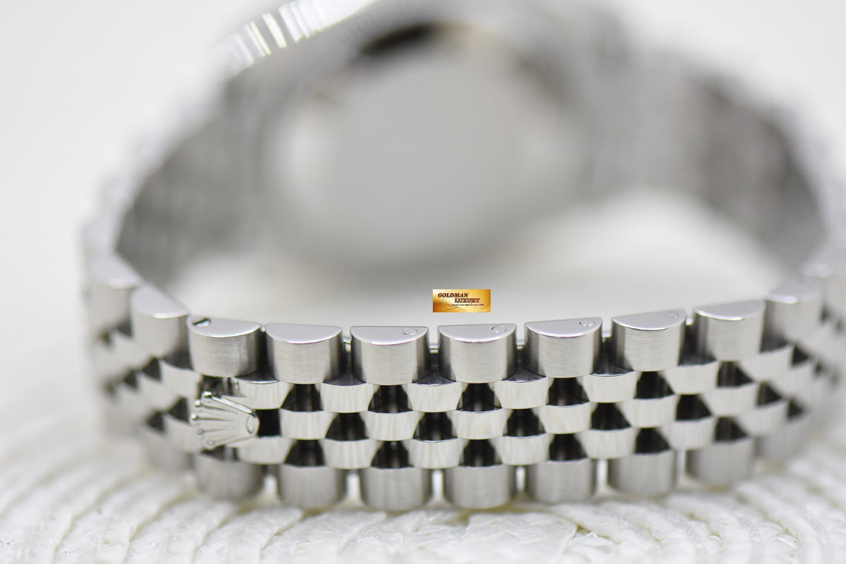 [SOLD] ROLEX OYSTER DATEJUST 31mm STEEL IN JUBILEE BRACELET SILVER DIAMOND DIAL 178274 (MINT)