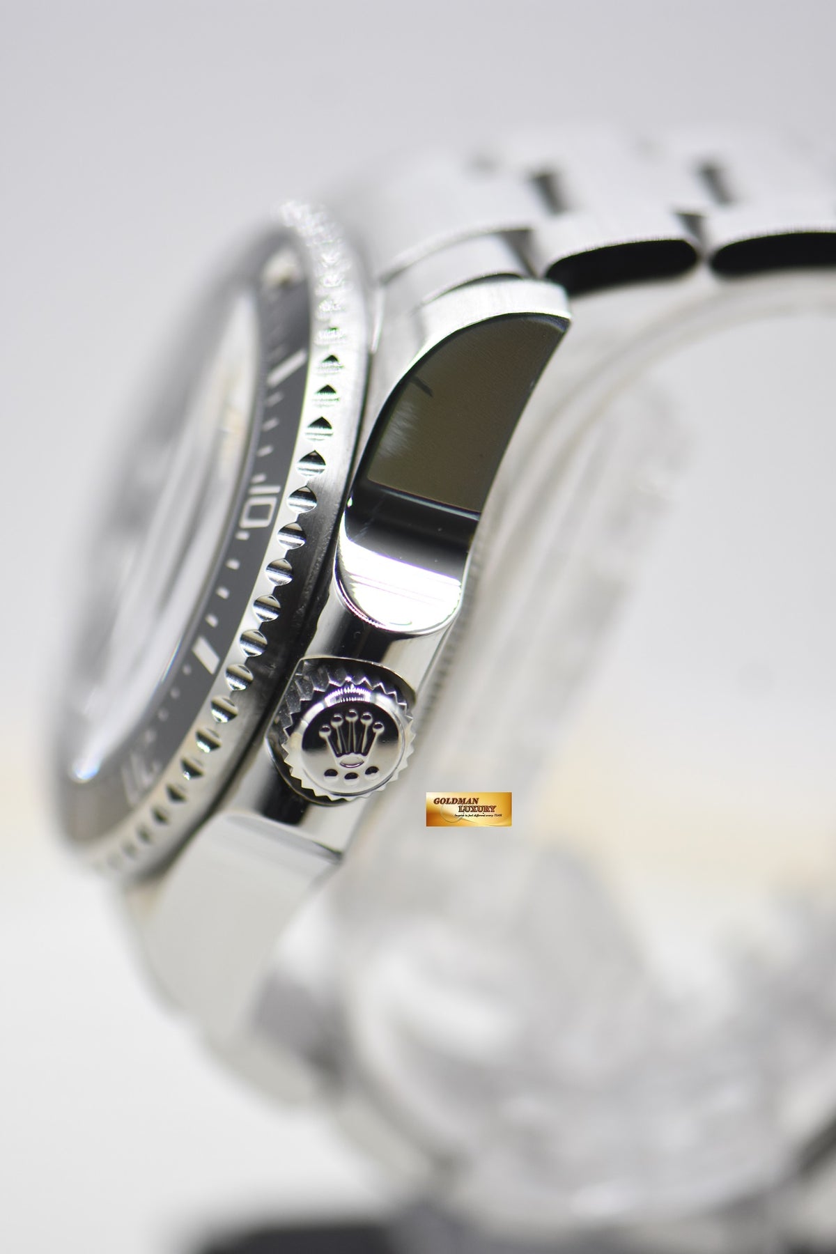 [SOLD] ROLEX OYSTER DEEPSEA 44mm MARK II STEEL IN BRACELET BLACK DIAL 116660 (MINT)