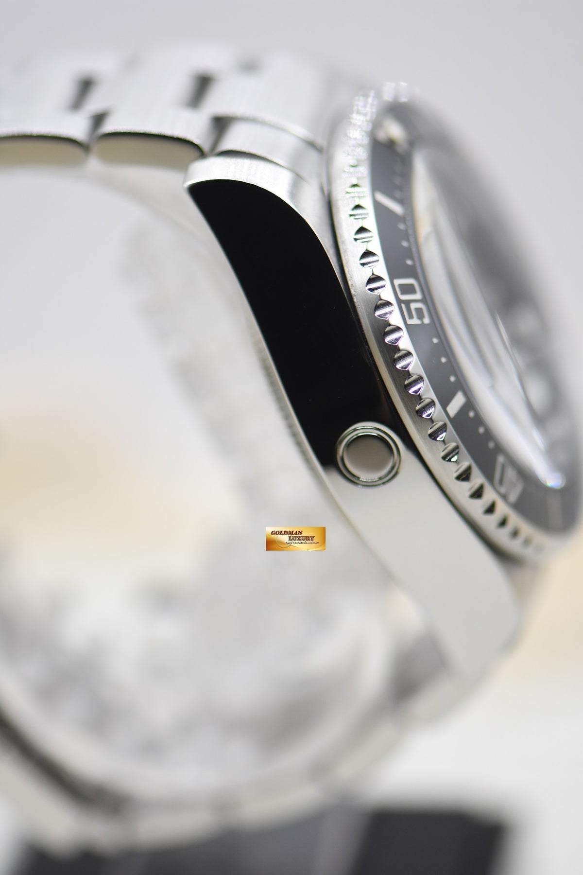 [SOLD] ROLEX OYSTER DEEPSEA 44mm MARK II STEEL IN BRACELET BLACK DIAL 116660 (MINT)