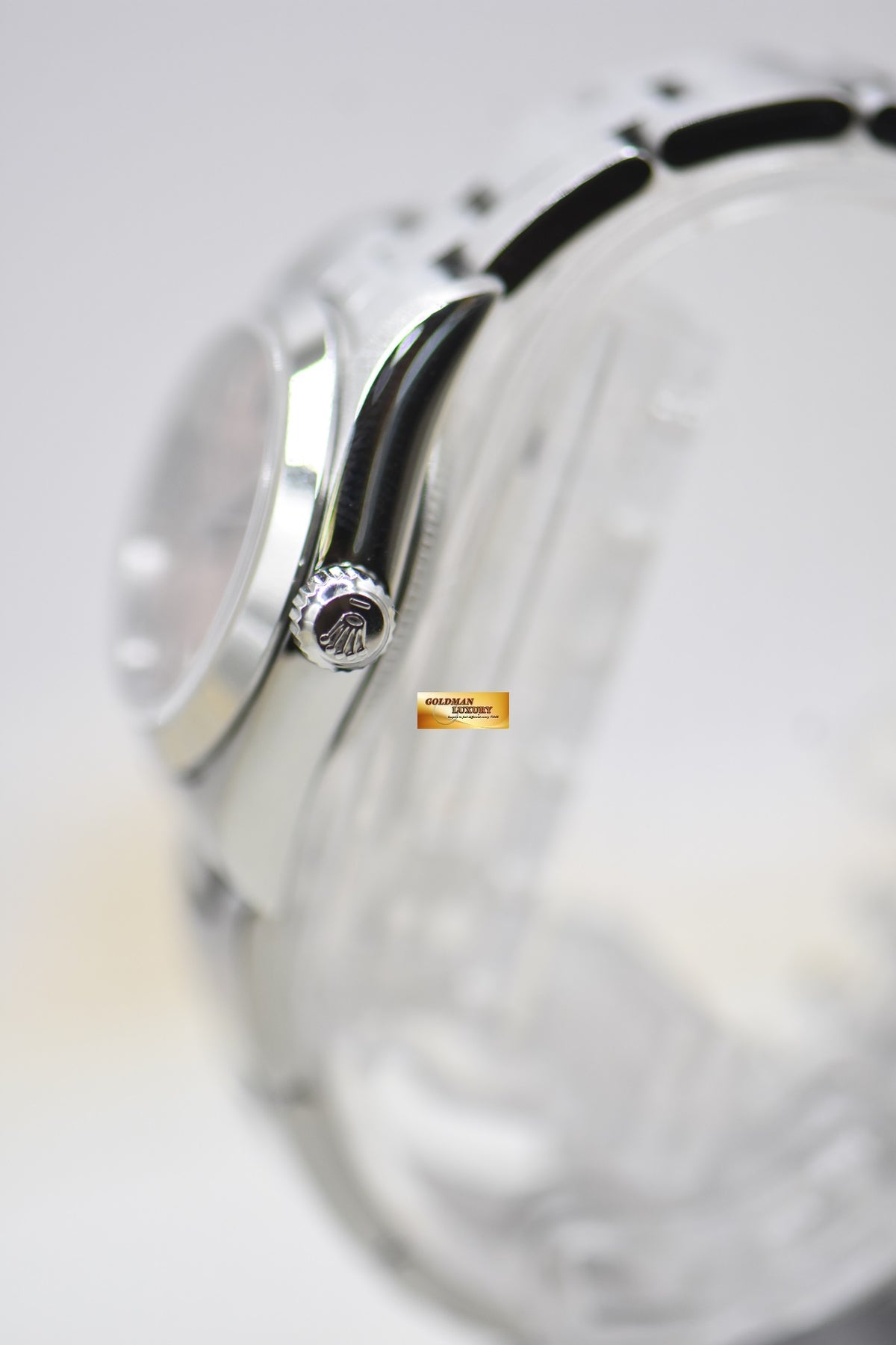 [SOLD] ROLEX OYSTER PERPETUAL 25mm STEEL PINK 76080 (MINT)
