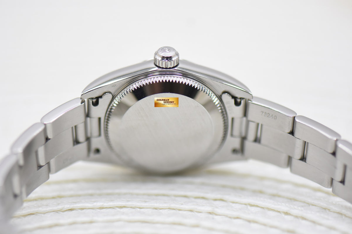 [SOLD] ROLEX OYSTER PERPETUAL 25mm STEEL PINK 76080 (MINT)