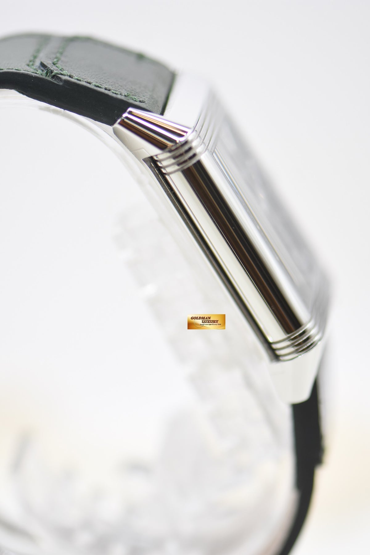 [SOLD] JAEGER Le-COULTRE REVERSO TRIBUTE MONOFACE SMALL SECONDS STEEL LEATHER GREEN MANUAL Q3978430 (LNIB)