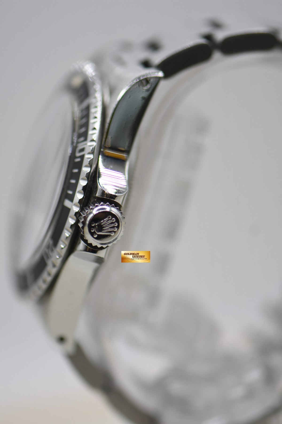 [SOLD] ROLEX OYSTER SUBMARINER NO DATE 40mm STEEL TRITIUM GLOSS AGED “SPIDER” DIAL 5513 (VINTAGE)