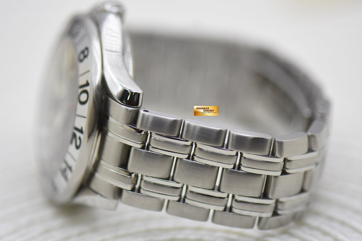 [SOLD] OMEGA SEAMASTER 300 GMT “50TH ANNIVERSARY” STEEL IN BRACELET BLACK DIAL AUTOMATIC 2534.5000 (MINT)