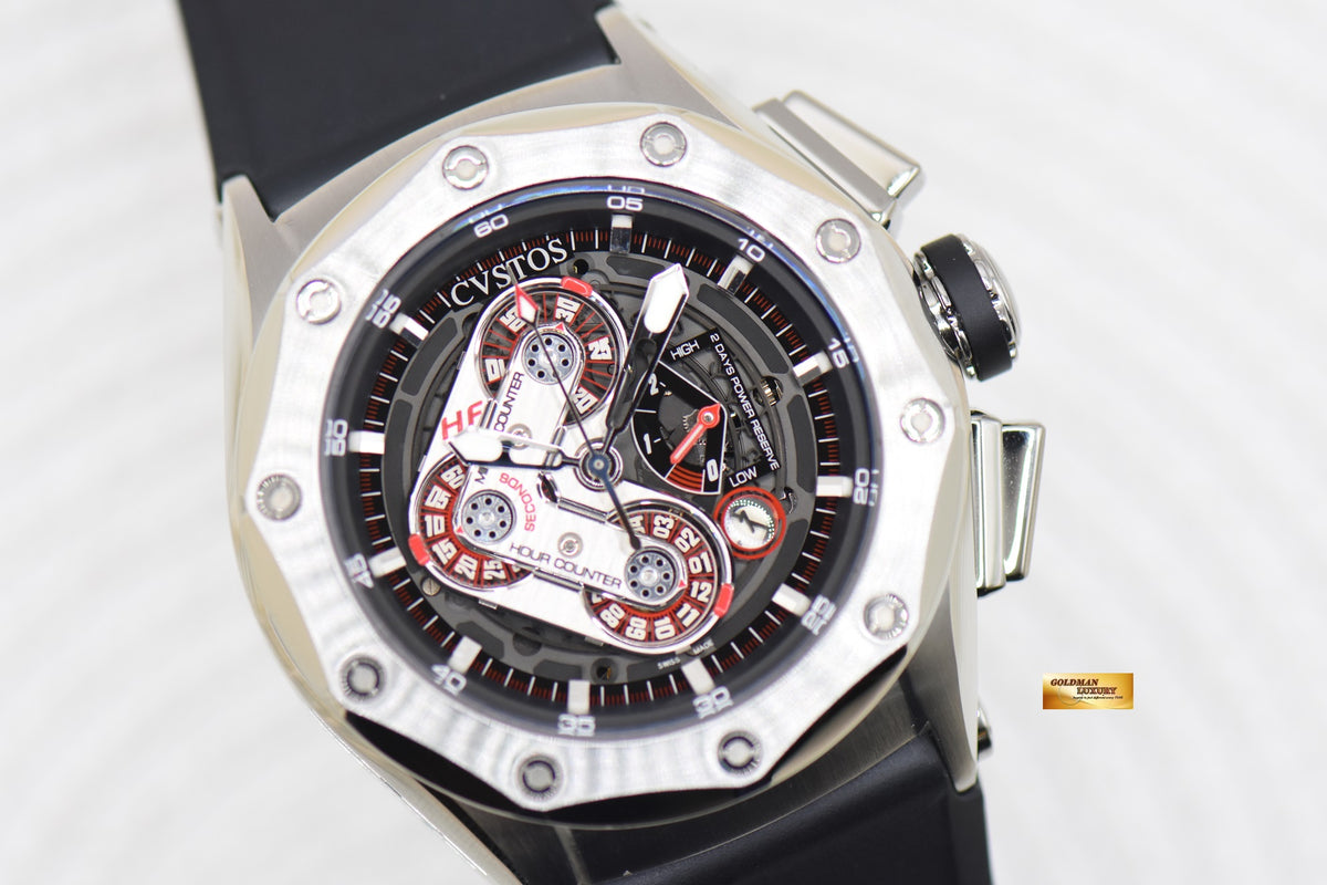 [SOLD] CVSTOS CHALLENGE R50 CHRONOGRAPH HF  STEEL AUTOMATIC (MINT)
