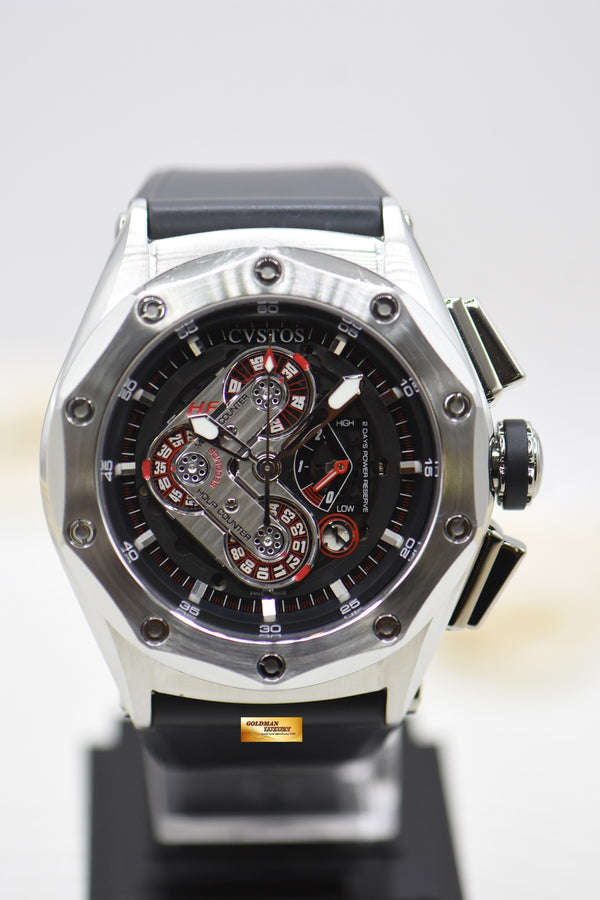 [SOLD] CVSTOS CHALLENGE R50 CHRONOGRAPH HF  STEEL AUTOMATIC (MINT)