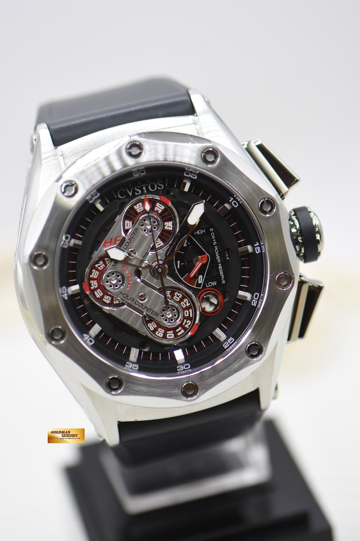 [SOLD] CVSTOS CHALLENGE R50 CHRONOGRAPH HF  STEEL AUTOMATIC (MINT)