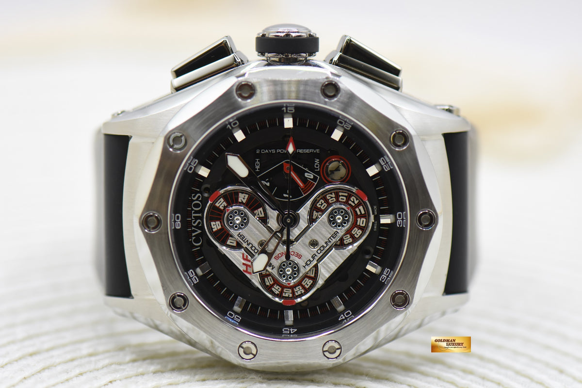 [SOLD] CVSTOS CHALLENGE R50 CHRONOGRAPH HF  STEEL AUTOMATIC (MINT)