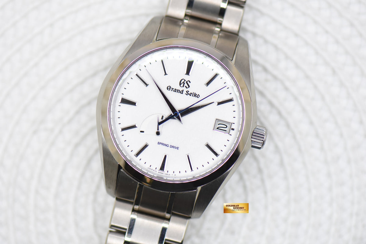 [SOLD] GRAND SEIKO SNOWFLAKE TITANIUM 41mm WHITE SPRING DRIVE SBGA211 (MINT)