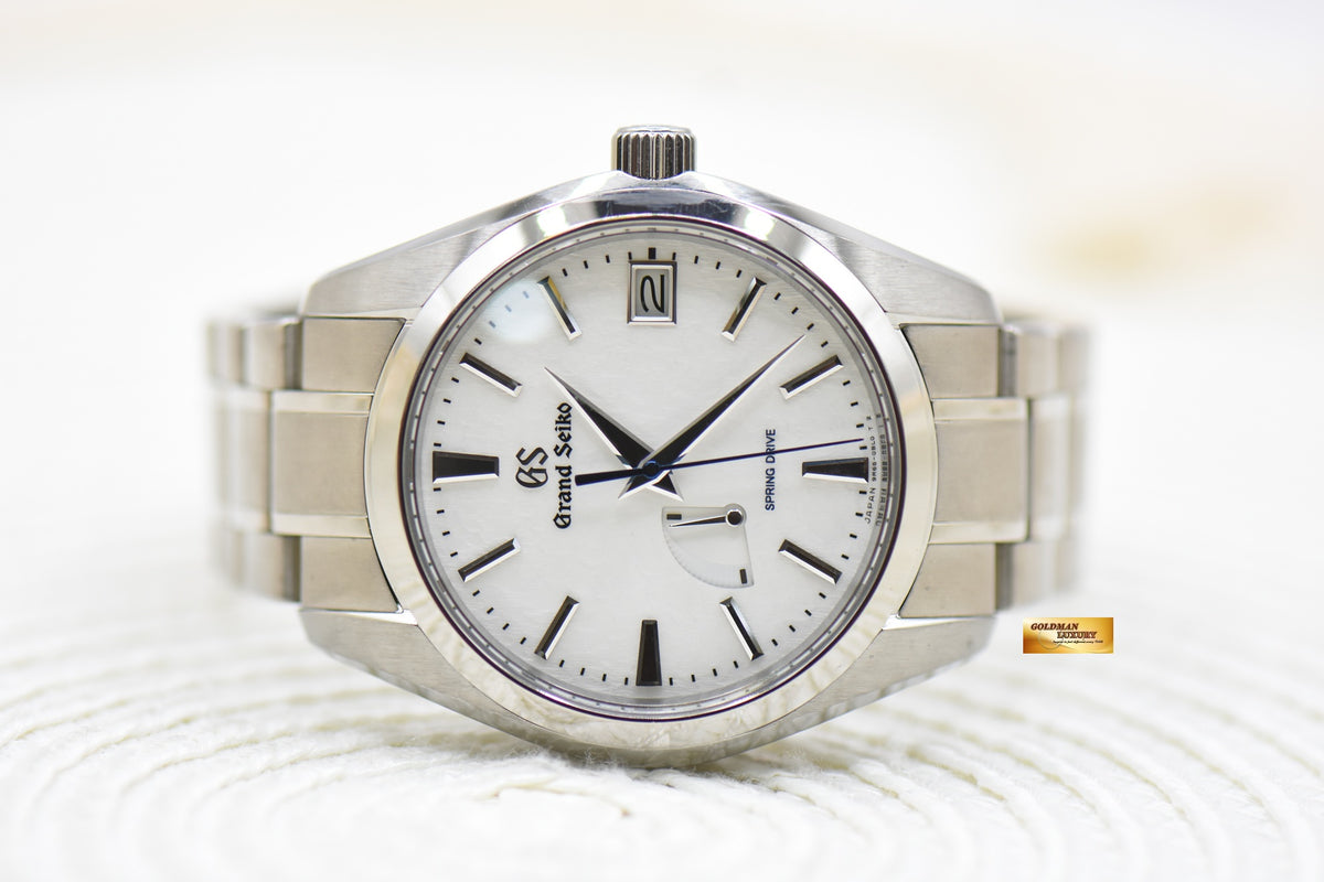 [SOLD] GRAND SEIKO SNOWFLAKE TITANIUM 41mm WHITE SPRING DRIVE SBGA211 (MINT)