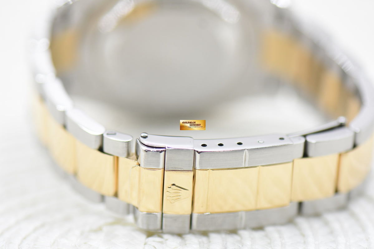 [SOLD] ROLEX OYSTER PERPETUAL YACHT-MASTER HALF-GOLD 40mm BLUE AUTOMATIC 16623 (MINT)