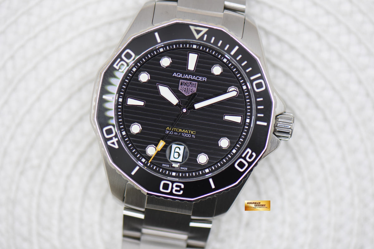 [SOLD] TAG HEUER AQUARACER PROFESSIONAL 300m 43mm STEEL BRACELET AUTOMATIC WBP201A (LNIB)