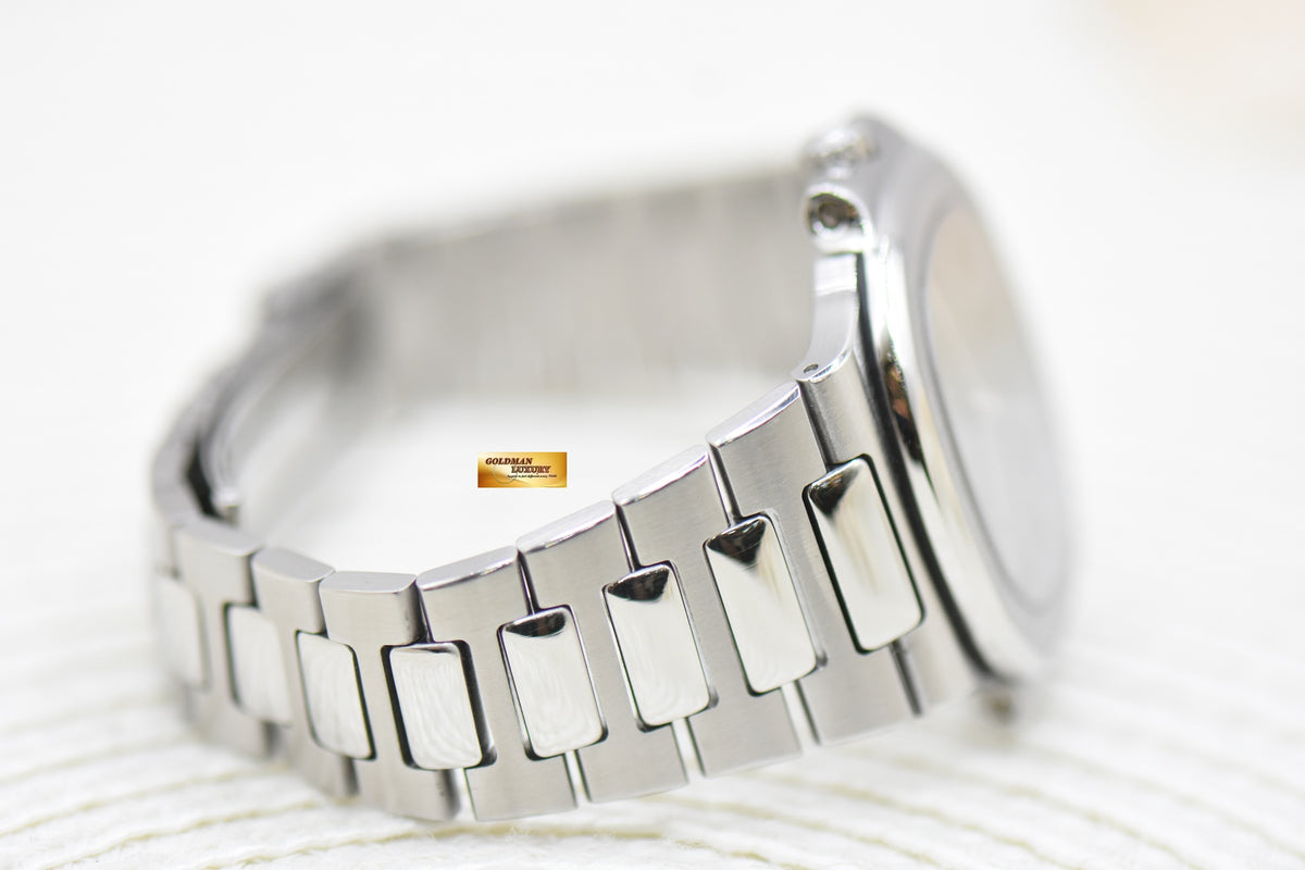 [SOLD] PATEK PHILIPPE NAUTILUS 37mm STEEL IN BRACELET BLUE 3800/1A (MINT)