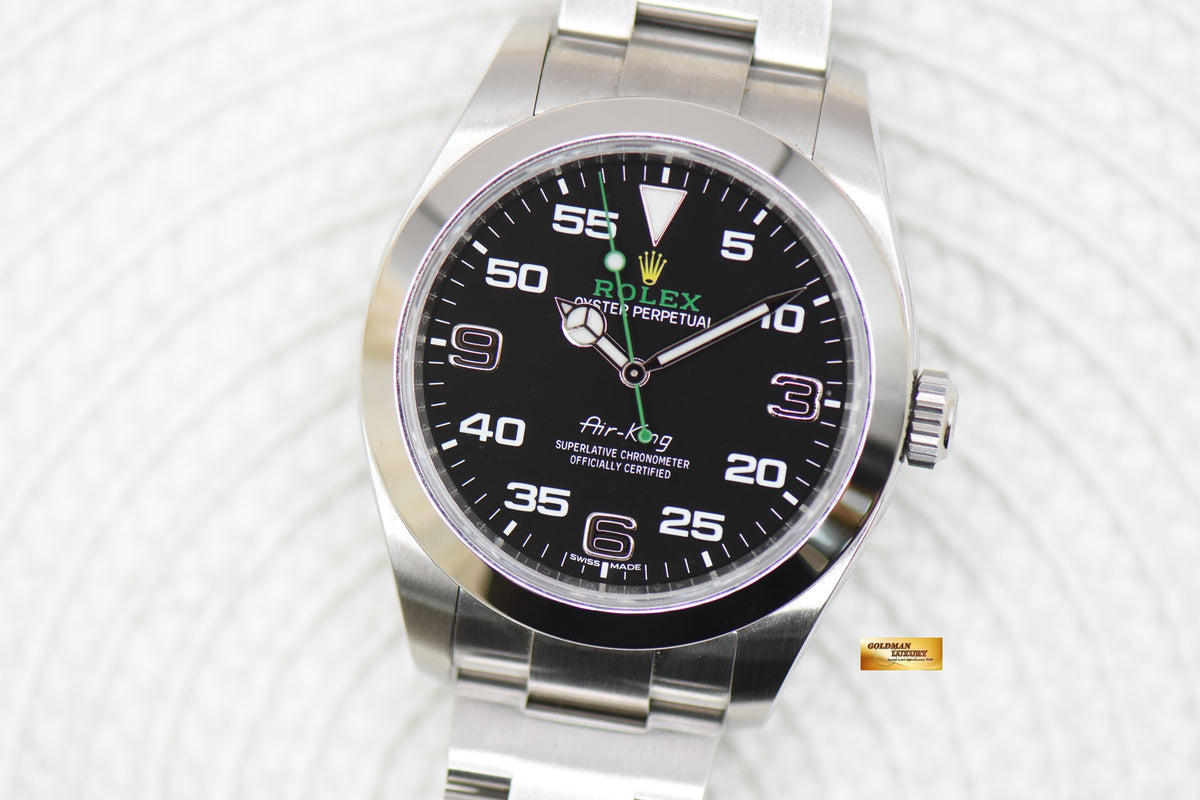 [SOLD] ROLEX OYSTER PERPETUAL AIR-KING 40mm STEEL IN OYSTER BRACELET 116900 (MINT)