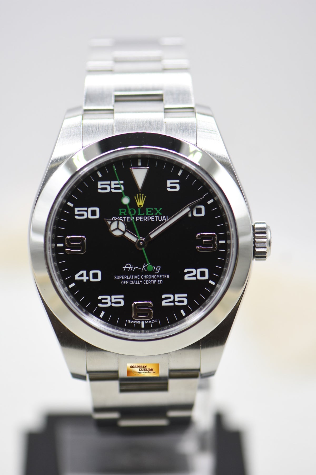 [SOLD] ROLEX OYSTER PERPETUAL AIR-KING 40mm STEEL IN OYSTER BRACELET 116900 (MINT)