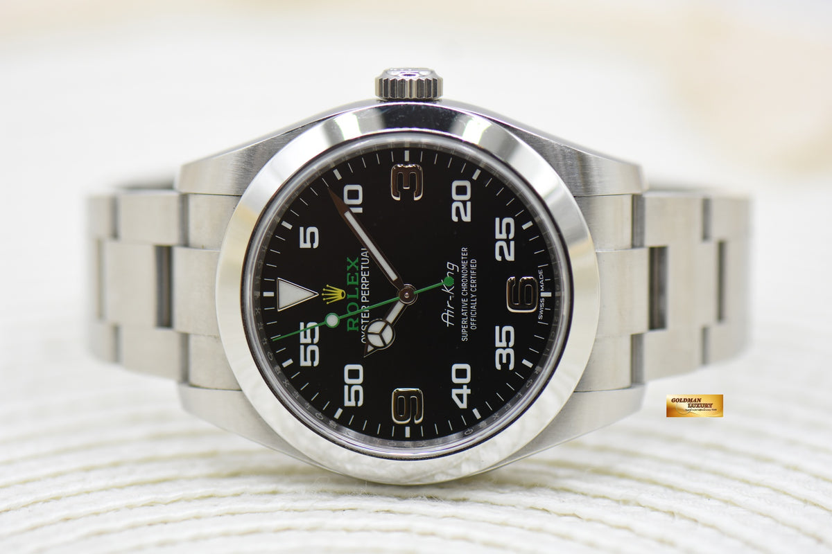 [SOLD] ROLEX OYSTER PERPETUAL AIR-KING 40mm STEEL IN OYSTER BRACELET 116900 (MINT)