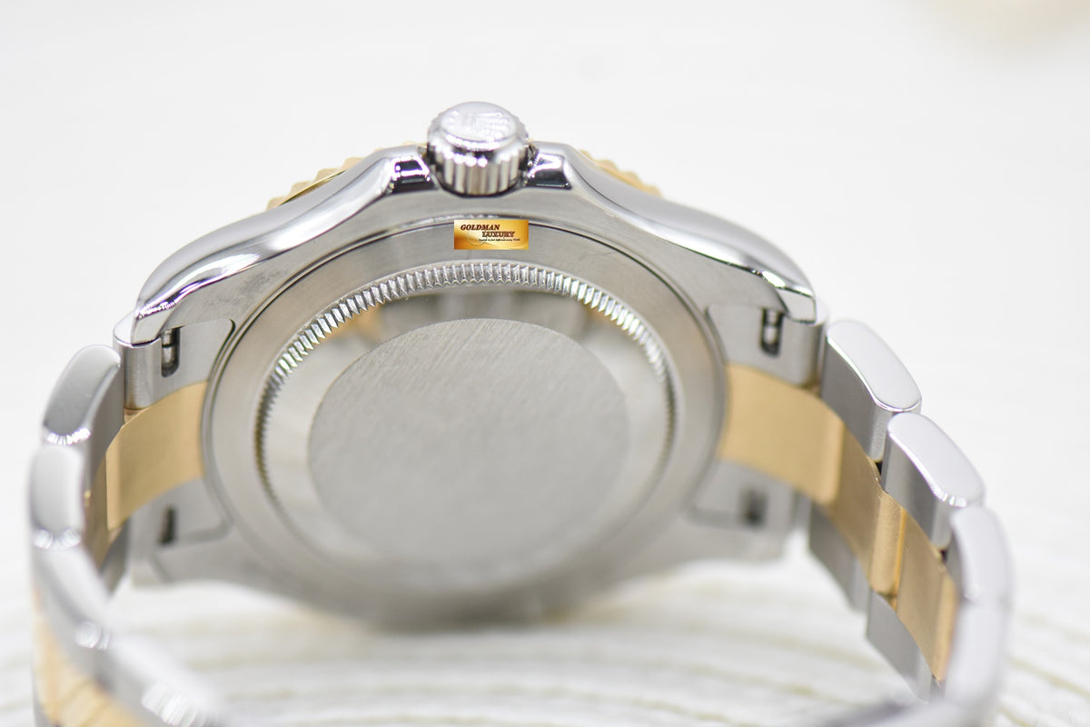 [SOLD] ROLEX OYSTER PERPETUAL YACHT-MASTER HALF-GOLD 40mm MOP DIAMOND DIAL AUTOMATIC 16623 (MINT)