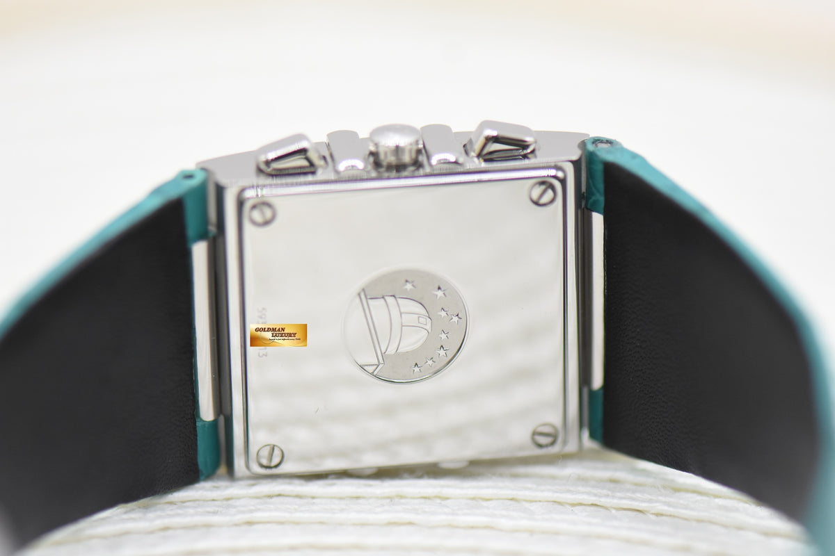 [SOLD] OMEGA CONSTELLATION QUADRA LADIES CHRONOGRAPH MOP DIAMONDS QUARTZ 1847.74.41 (MINT)