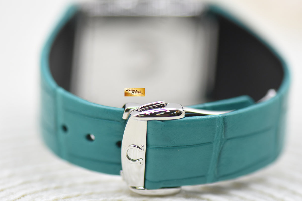 [SOLD] OMEGA CONSTELLATION QUADRA LADIES CHRONOGRAPH MOP DIAMONDS QUARTZ 1847.74.41 (MINT)