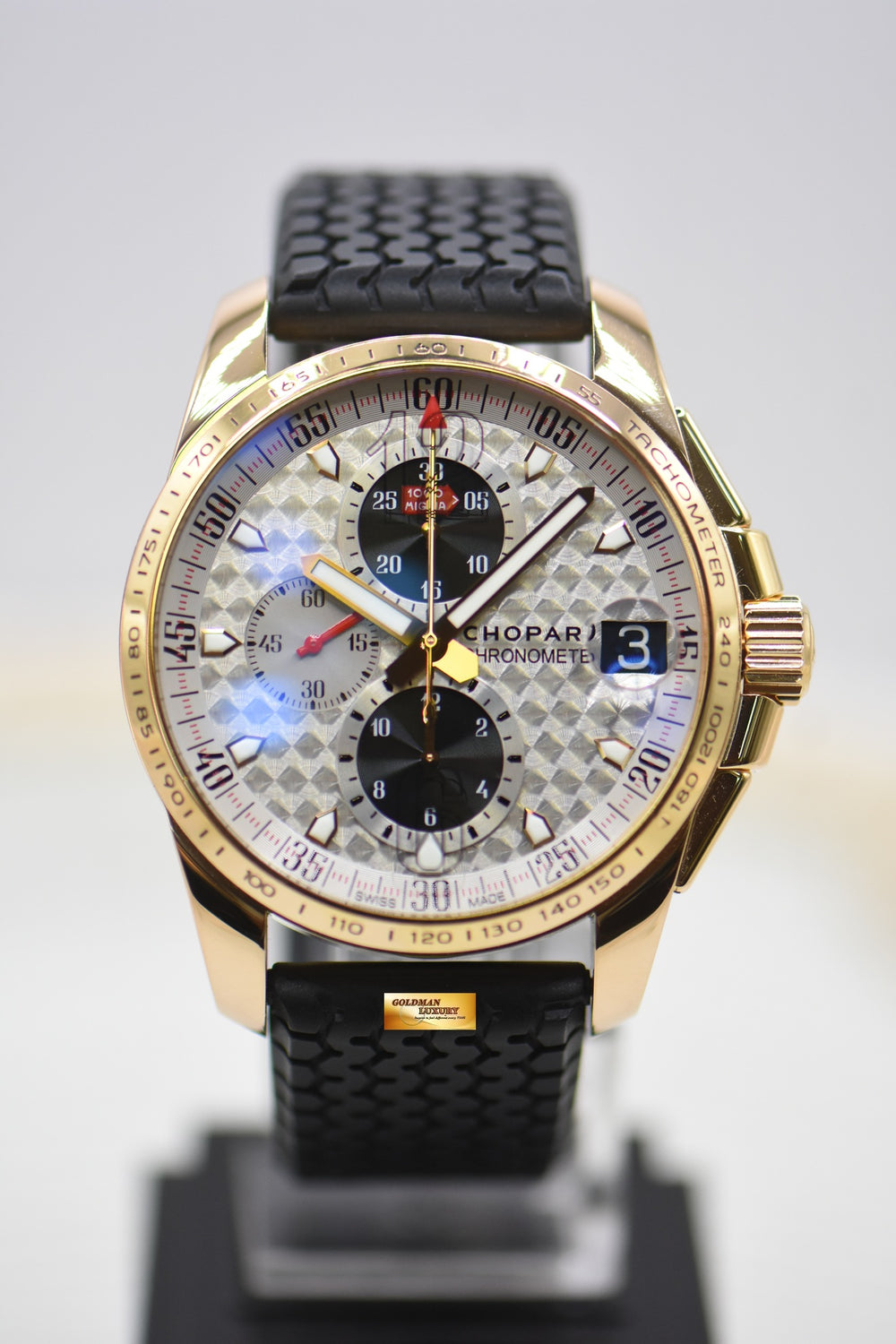 Image 13: CHOPARD MILLE MIGLIA 2010 GTXL CHRONOGRAPH 44mm ROSE GOLD AUTOMATIC 161268-5007 (MINT)
