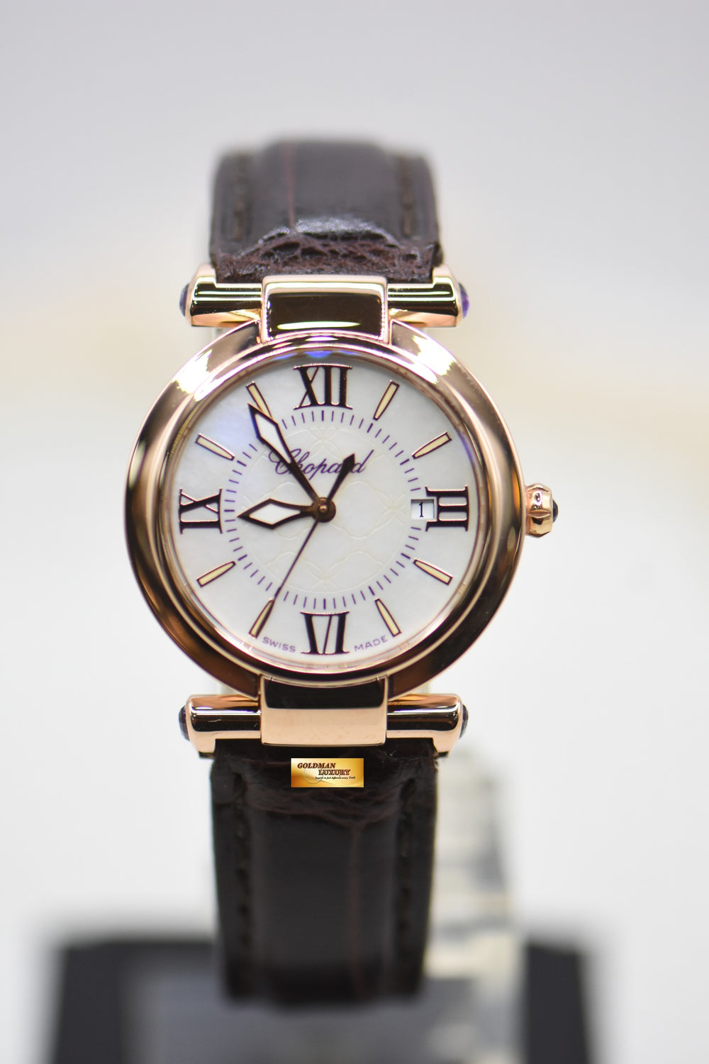 Image 8: CHOPARD IMPERIALE MOP LADIES 28mm ROSE GOLD QUARTZ 384238-5001 (MINT)