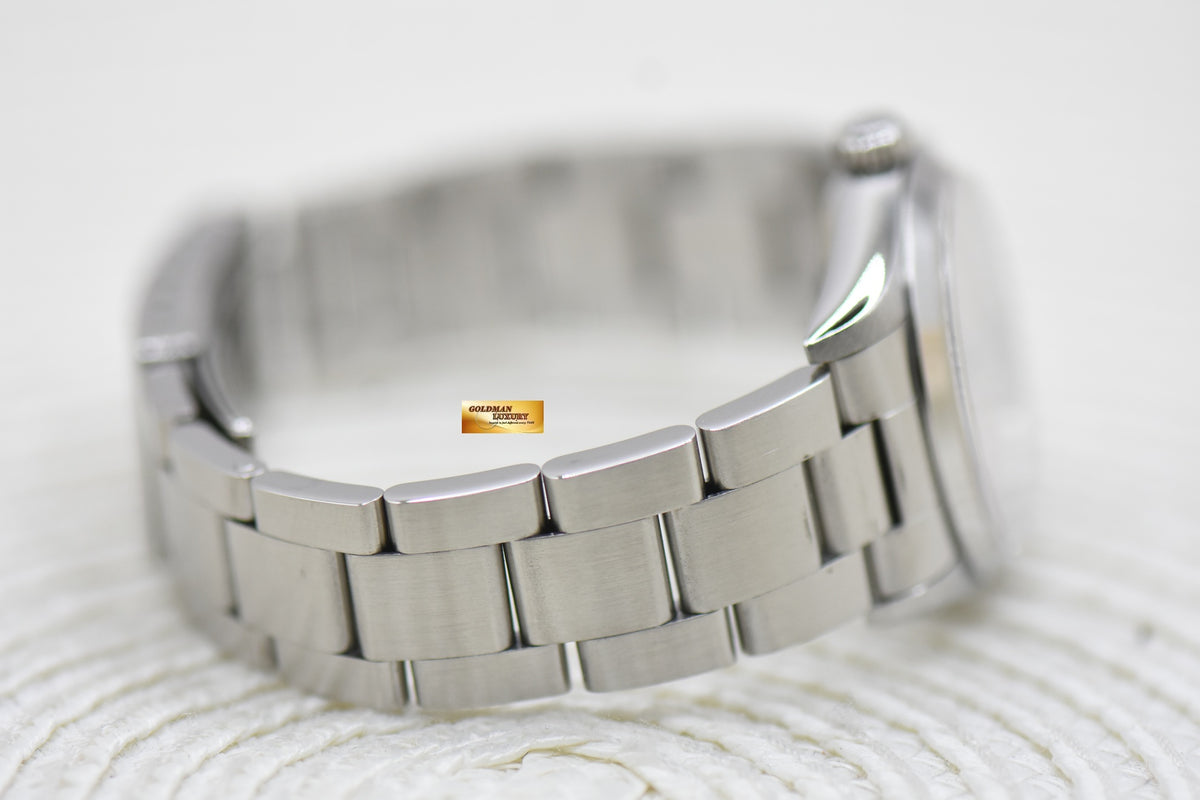 ROLEX OYSTER PERPETUAL 30mm STEEL IN OYSTER BRACELET BRONZE PINK DIAL 67480 (MINT)