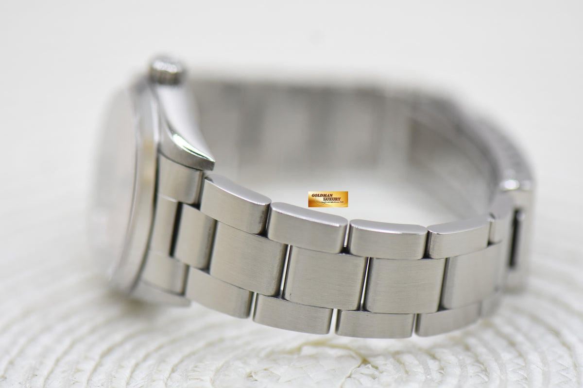 ROLEX OYSTER PERPETUAL 30mm STEEL IN OYSTER BRACELET BRONZE PINK DIAL 67480 (MINT)