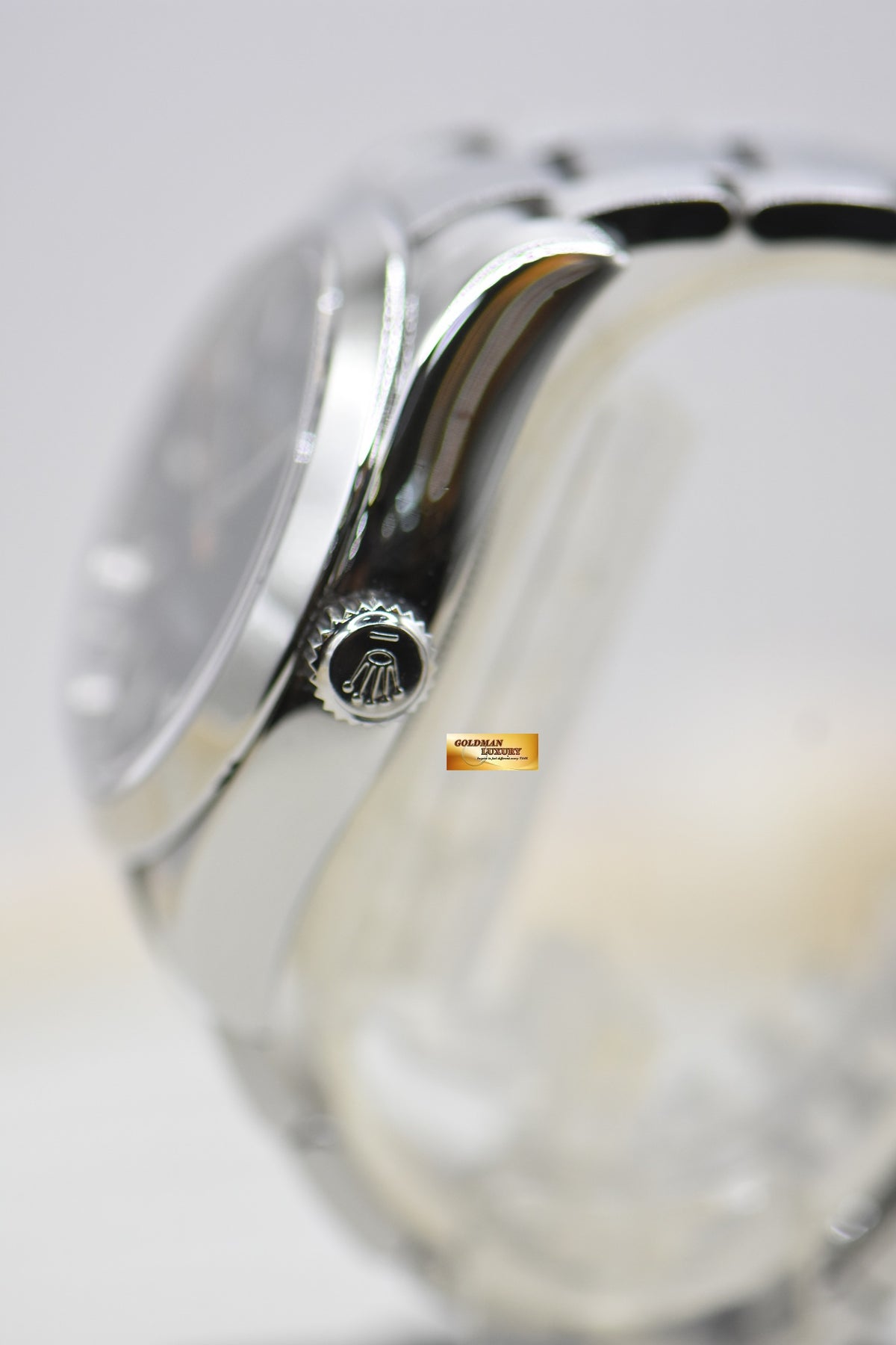 ROLEX OYSTER PERPETUAL MILGAUSS BLACK (CLEAR CRYSTAL) 116400 (MINT)