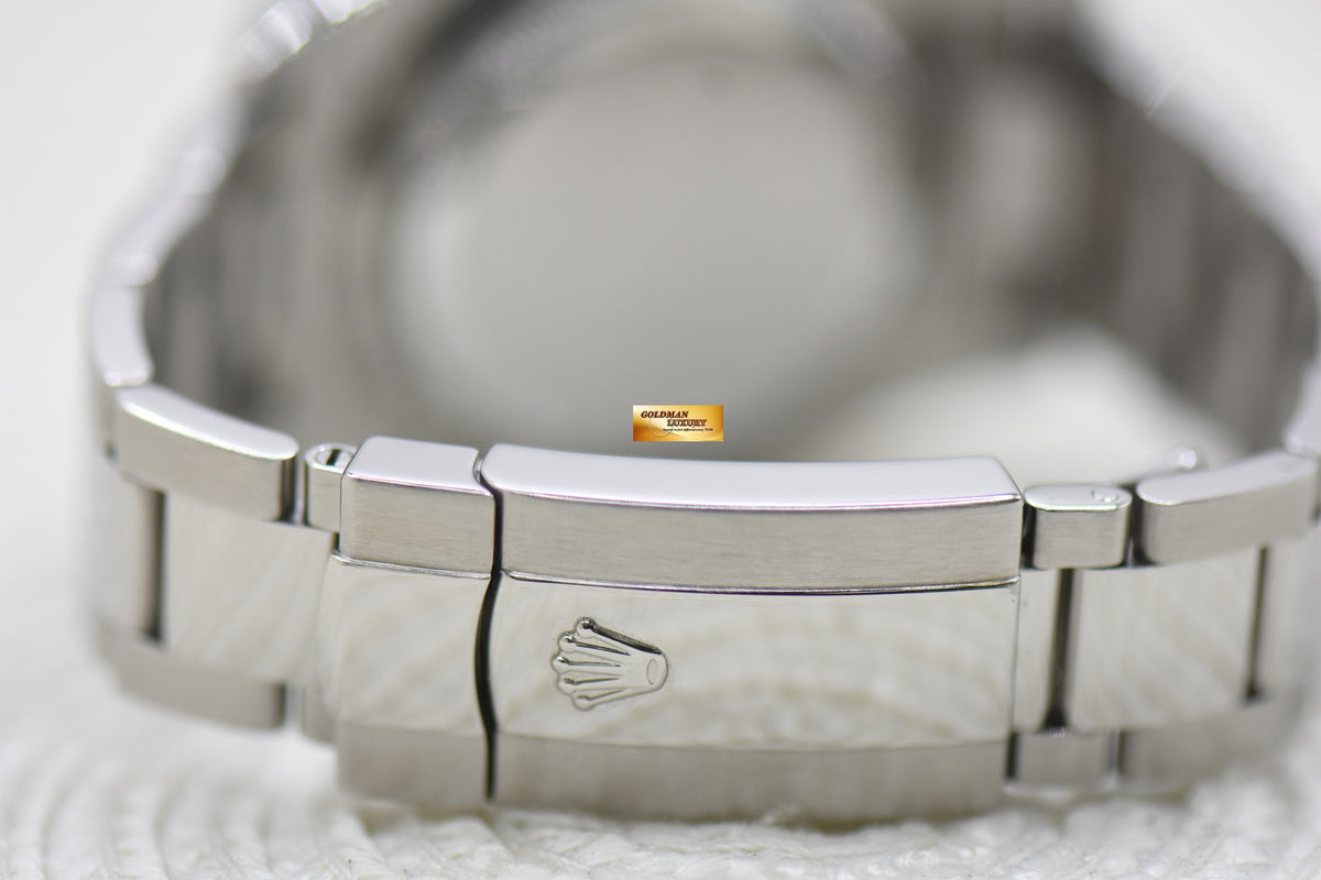 ROLEX OYSTER PERPETUAL MILGAUSS BLACK (CLEAR CRYSTAL) 116400 (MINT)