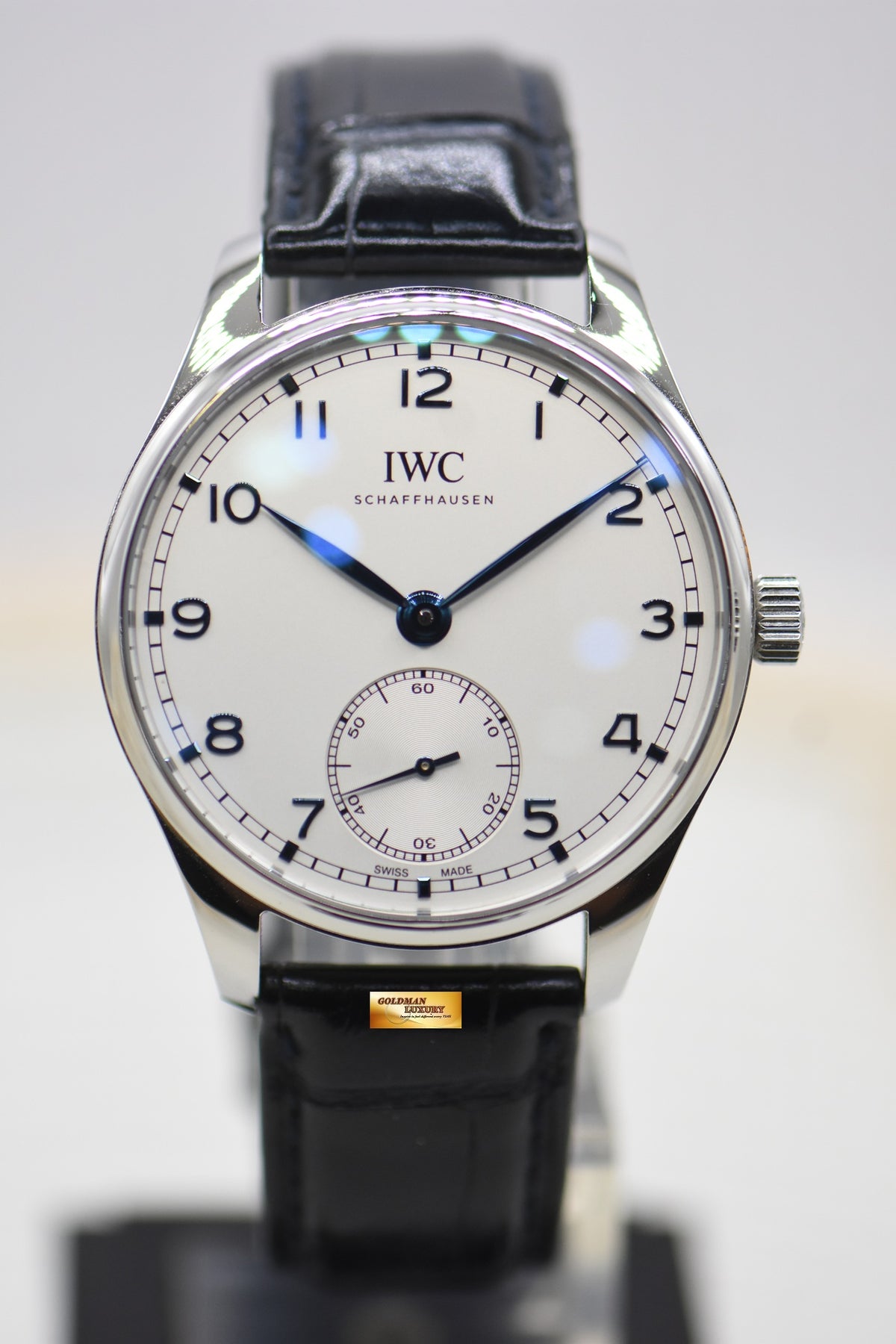 IWC PORTUGUESE SMALL SECONDS 40mm STEEL AUTOMATIC IW358304 (MINT)